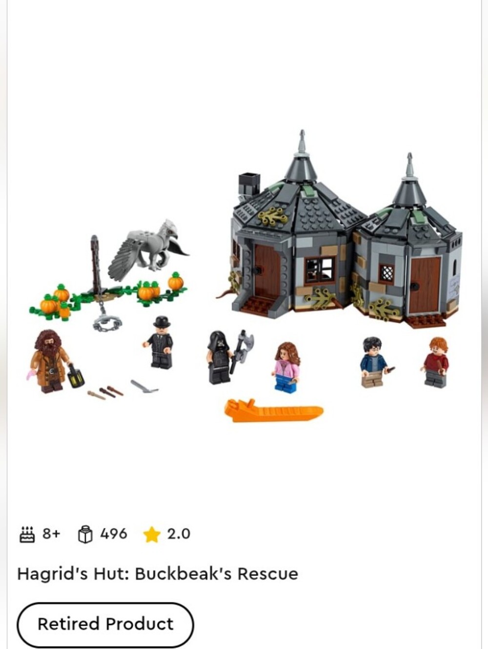 LEGO Hogwarts Hagrid's Hut: Buckbeak's Rescue